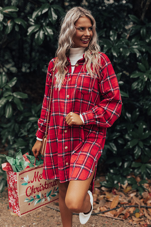Seasons Keep Changing Flannel Dress In ...